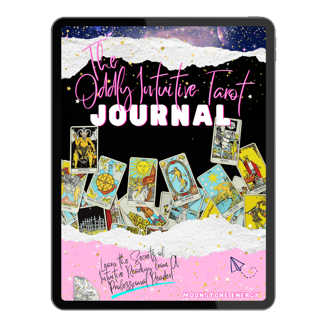 The Oddly Intuitive Tarot Journal - Moonstone Energy 