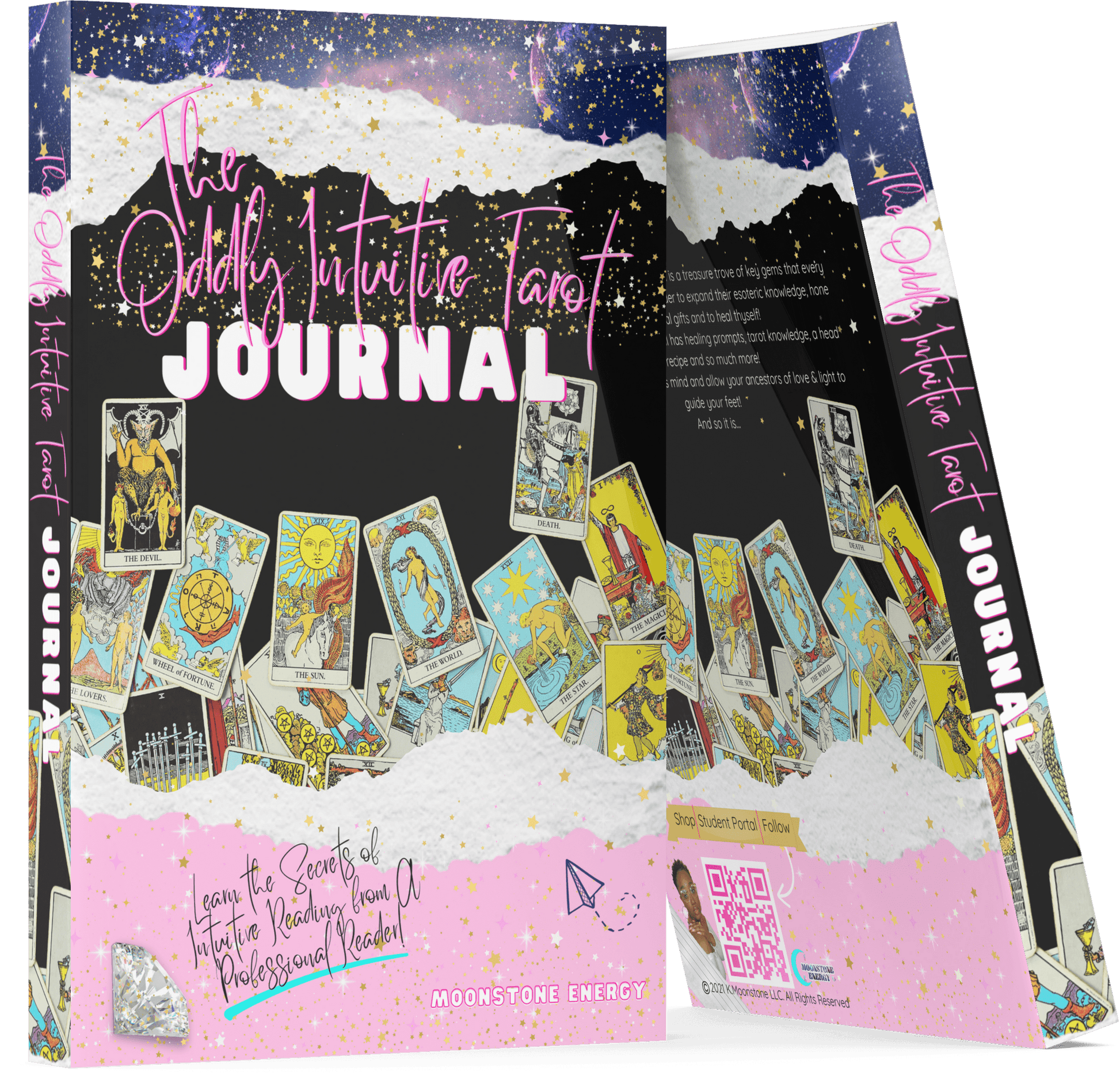 The Oddly Intuitive Tarot Journal - Moonstone Energy 