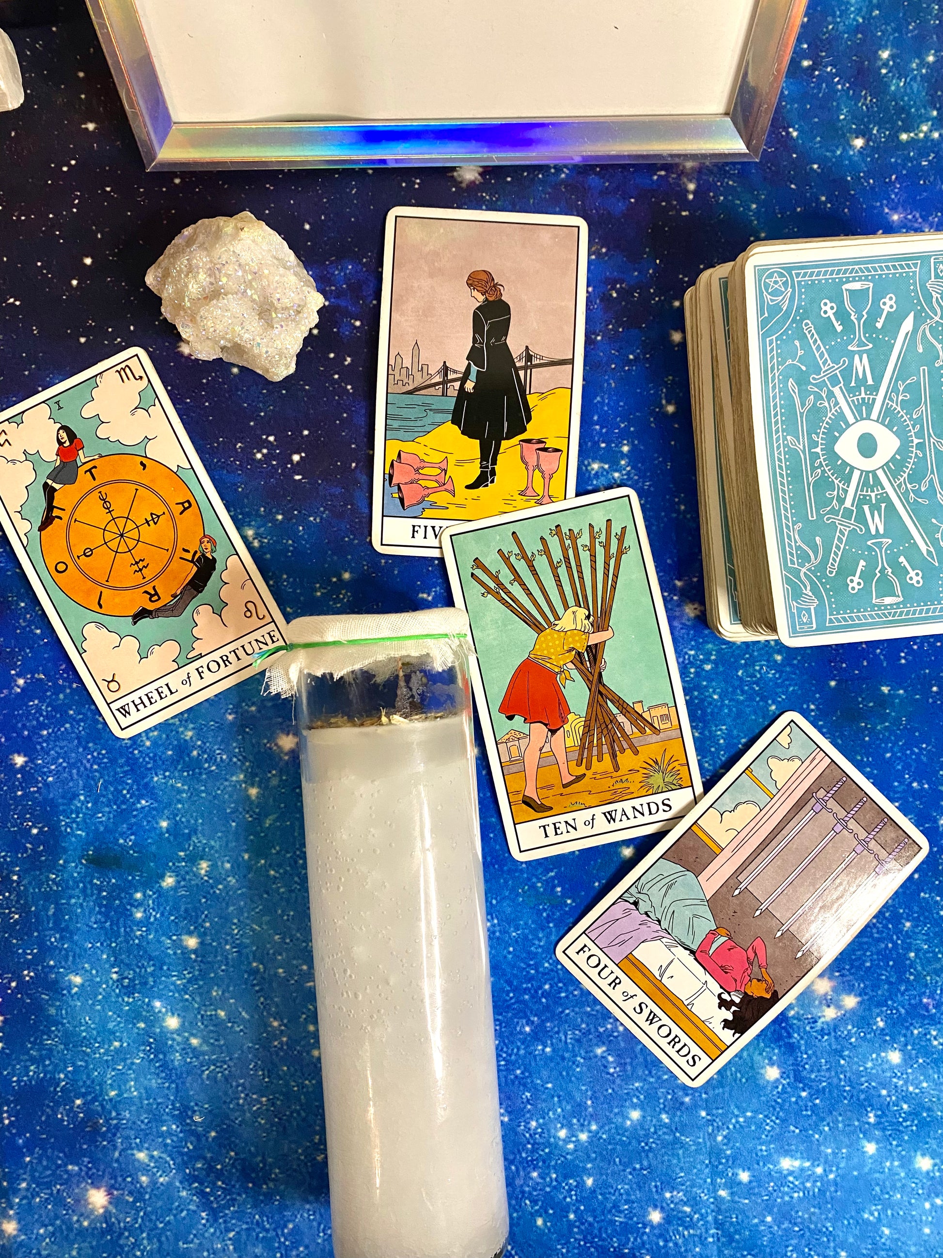By the Riverside Candle-Moonstone Energy 