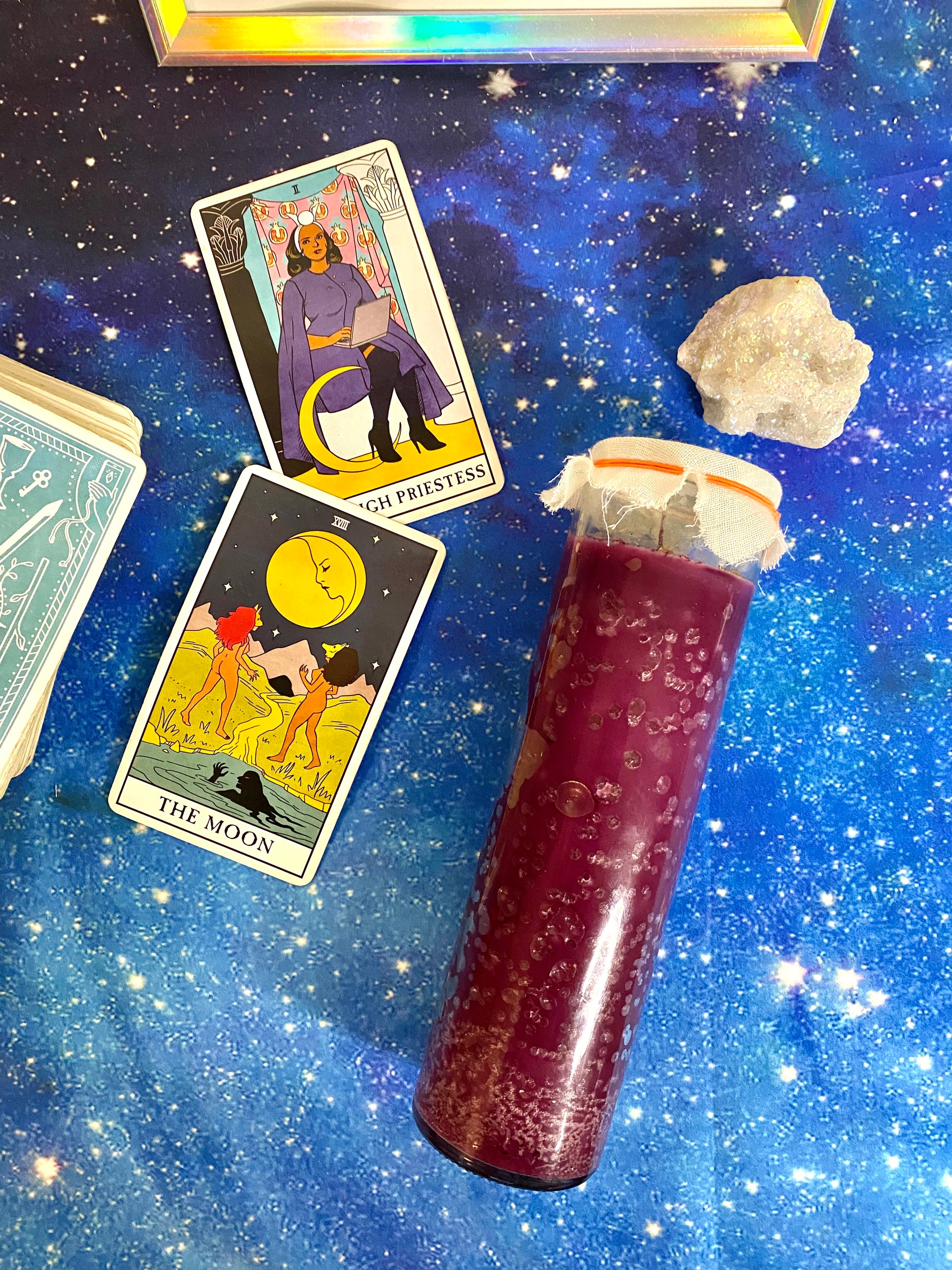 Crystal Vision Candle - Moonstone Energy 