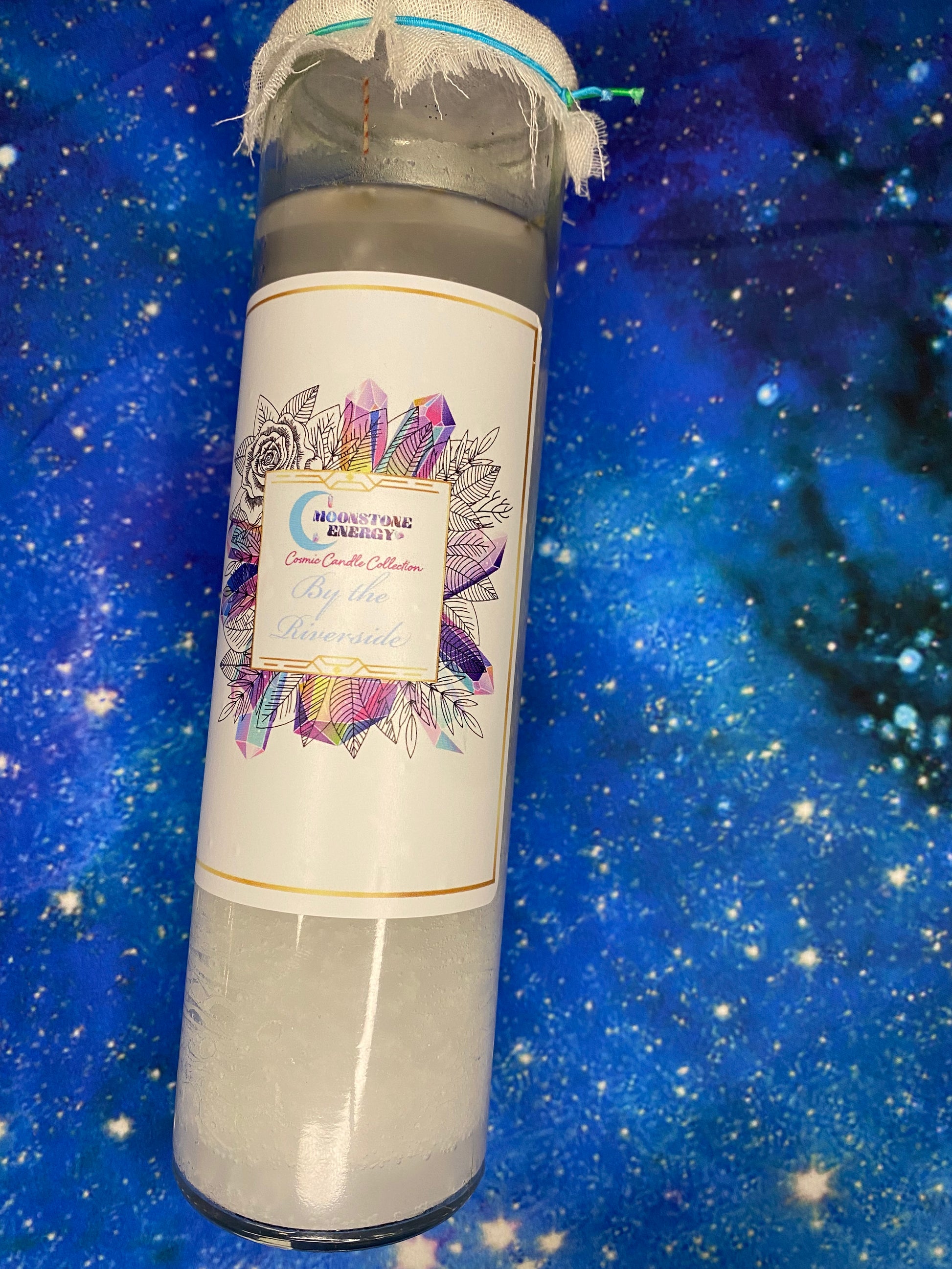 By the Riverside Candle-Moonstone Energy 