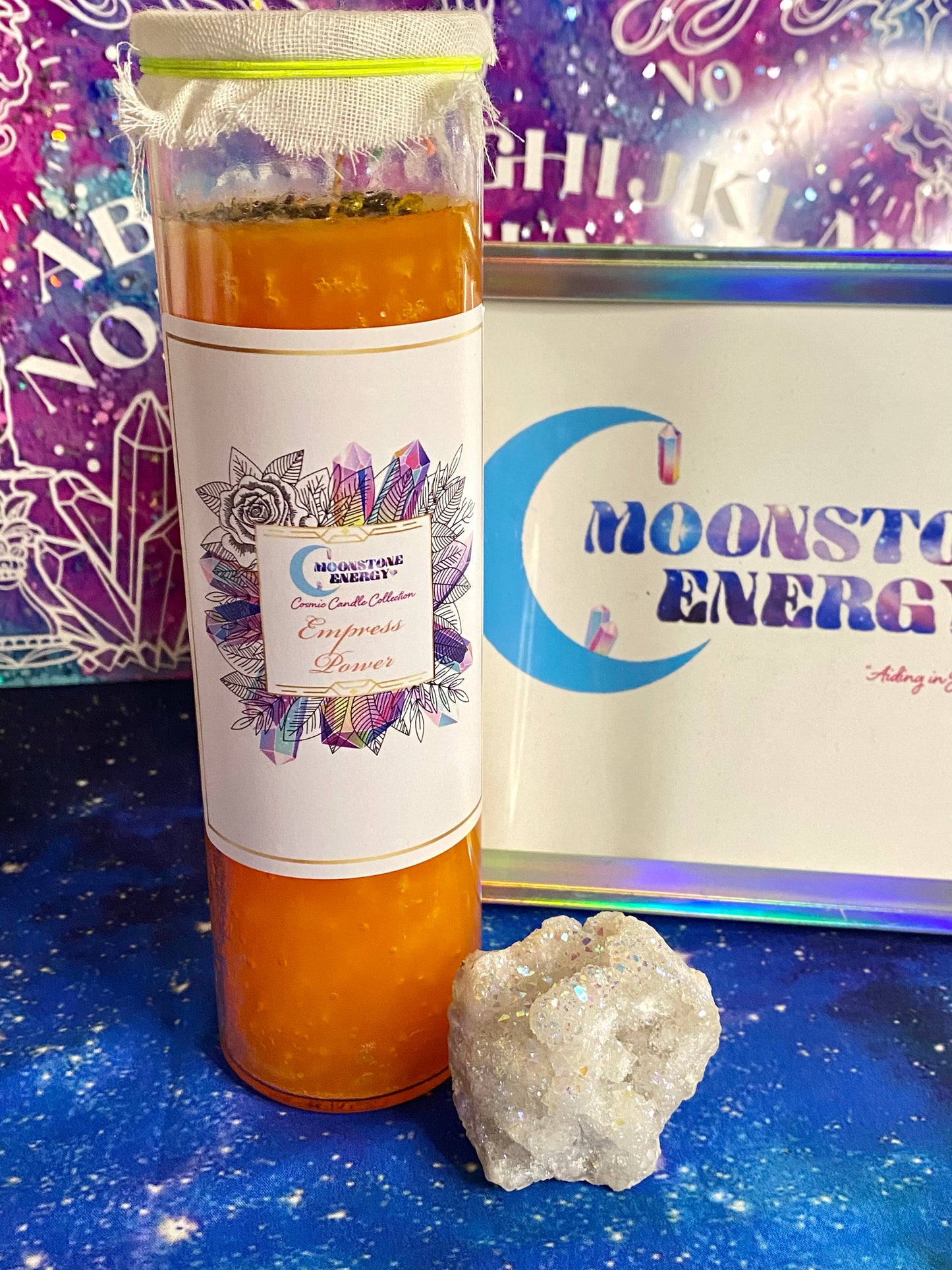 Empress Power Candle - Moonstone Energy 