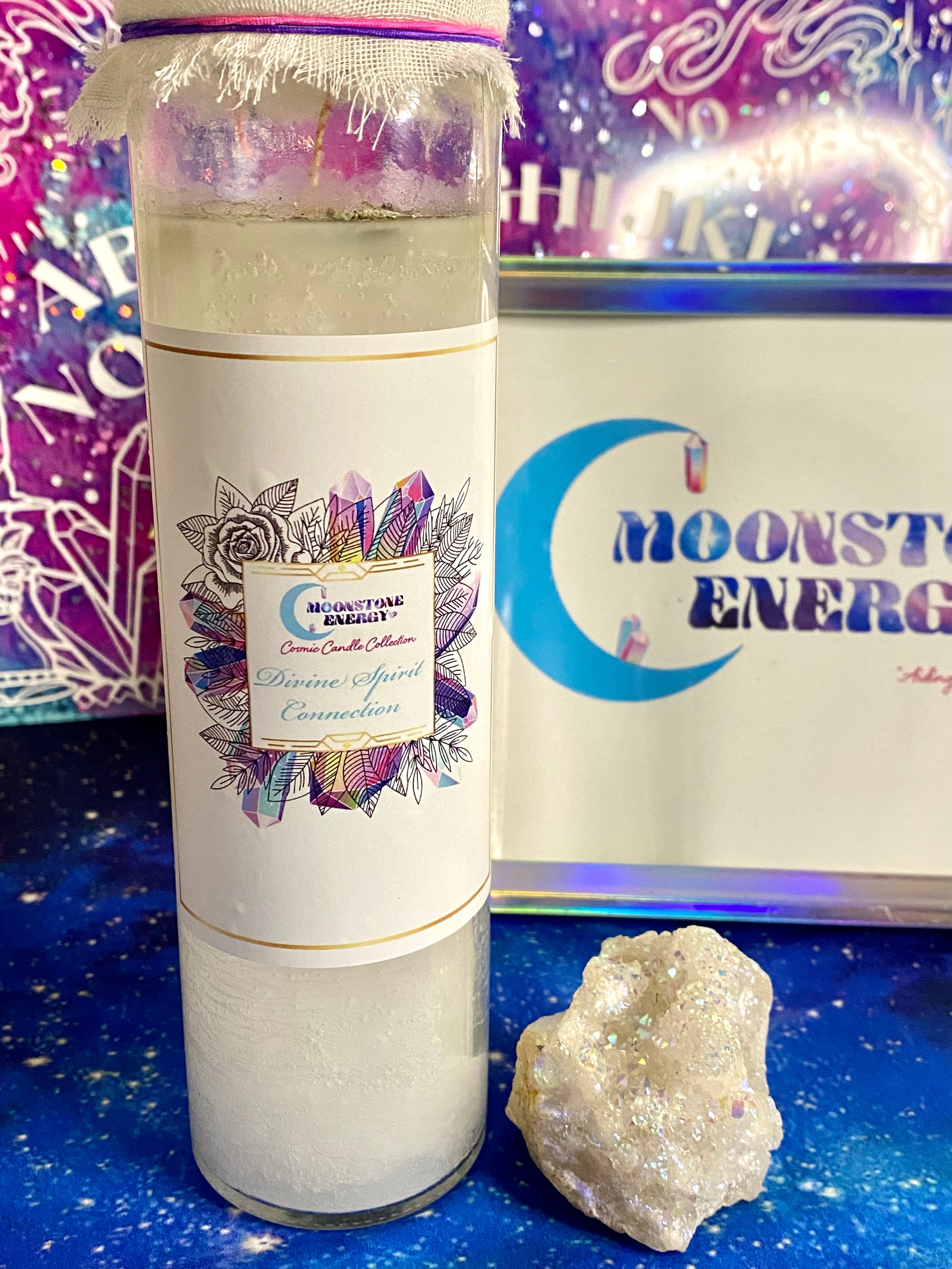 Divine Spirit Connection Candle - Moonstone Energy 