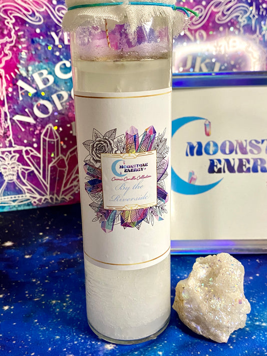 By the Riverside Candle-Moonstone Energy 